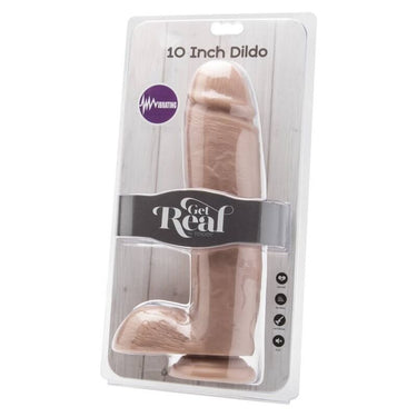 Get Real Pene Realistico con Vibrazione e Telecomando - PVC Privo di Ftalati